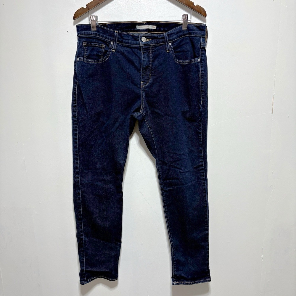 Levis 311 Jeans Womens 16W Dark Wash Shaping Skinny Stretch Denim Ankle